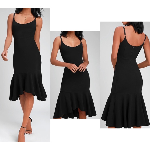 Lulus Dresses & Skirts - Black Sleeveless Bodycon Midi Dress